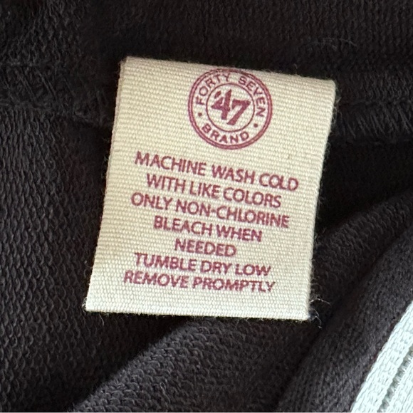 🆕 NEW 47 Brand Pittsburgh Penguins Full- Zip Jacket Size S NWT - Picture 9 of 13